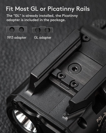 RovyVon GL5 1000 Lumens USB-C Rechargeable Tactical Weaponlight –