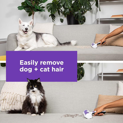 BLACK+DECKER Pet Hair Remover Roller – Easy Dog & Cat Hair Removal (HMSCT0001)