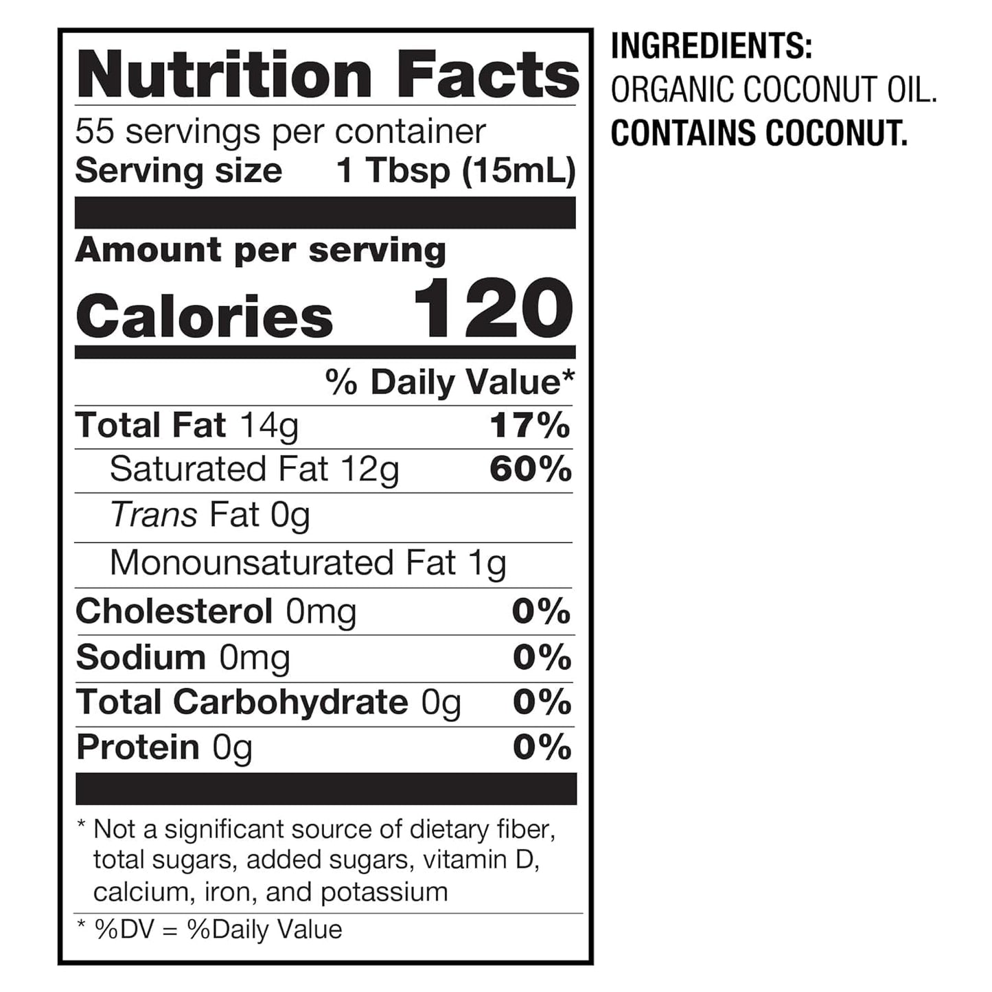 BetterBody Foods Organic Refined Coconut Oil,