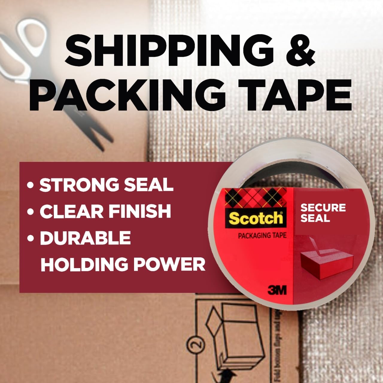 Scotch Secure Seal Packaging Tape