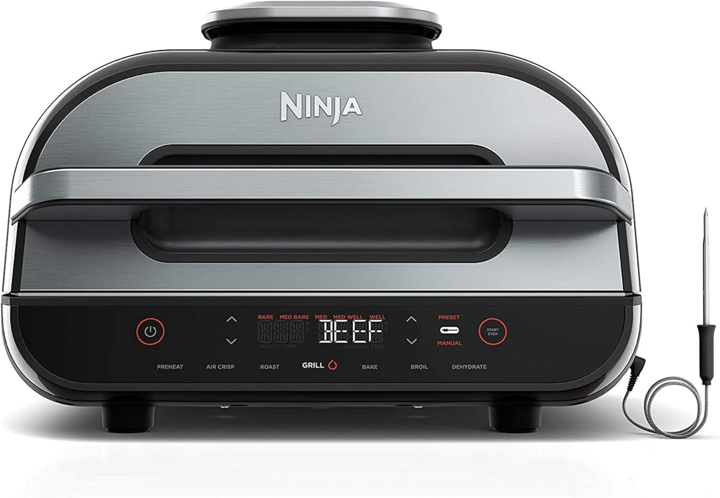 Ninja Indoor Grill, Foodi Smart XL 6-in-1 Indoor Grill with Air Fry,