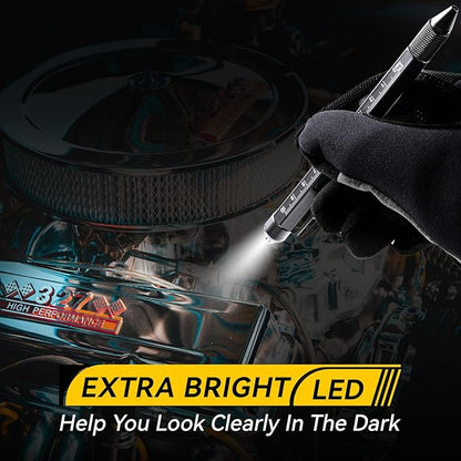 11-in-1 Multitool Pen Set with LED Light – Gifts for Dad, Husband, Men