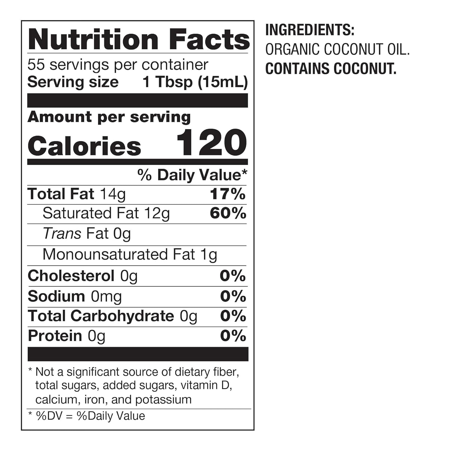 BetterBody Foods Organic Unrefined Coconut Oil - Hair & Skin Moisturizer,