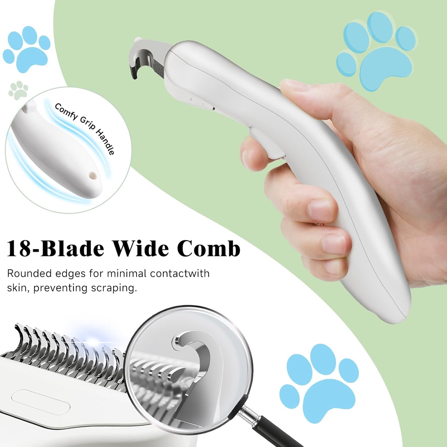 Undercoat Shedding Brush for Dogs & Cats – Professional Deshedding & Dematting Tool