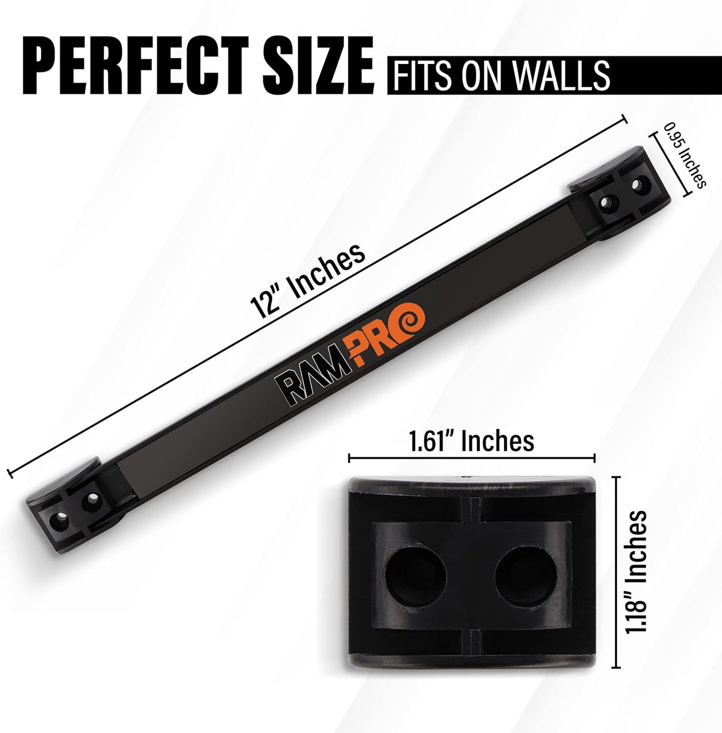12" Magnetic Tool Holder Strip - A Tool Magnet Bar for Garage Organization,