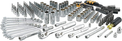 DEWALT 200-Piece Socket Set, Metric/SAE Mechanic Tool Set