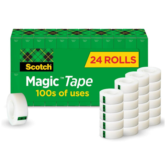 Scotch Magic Tape, Invisible, Home Office Supplies and Back to School Supplie