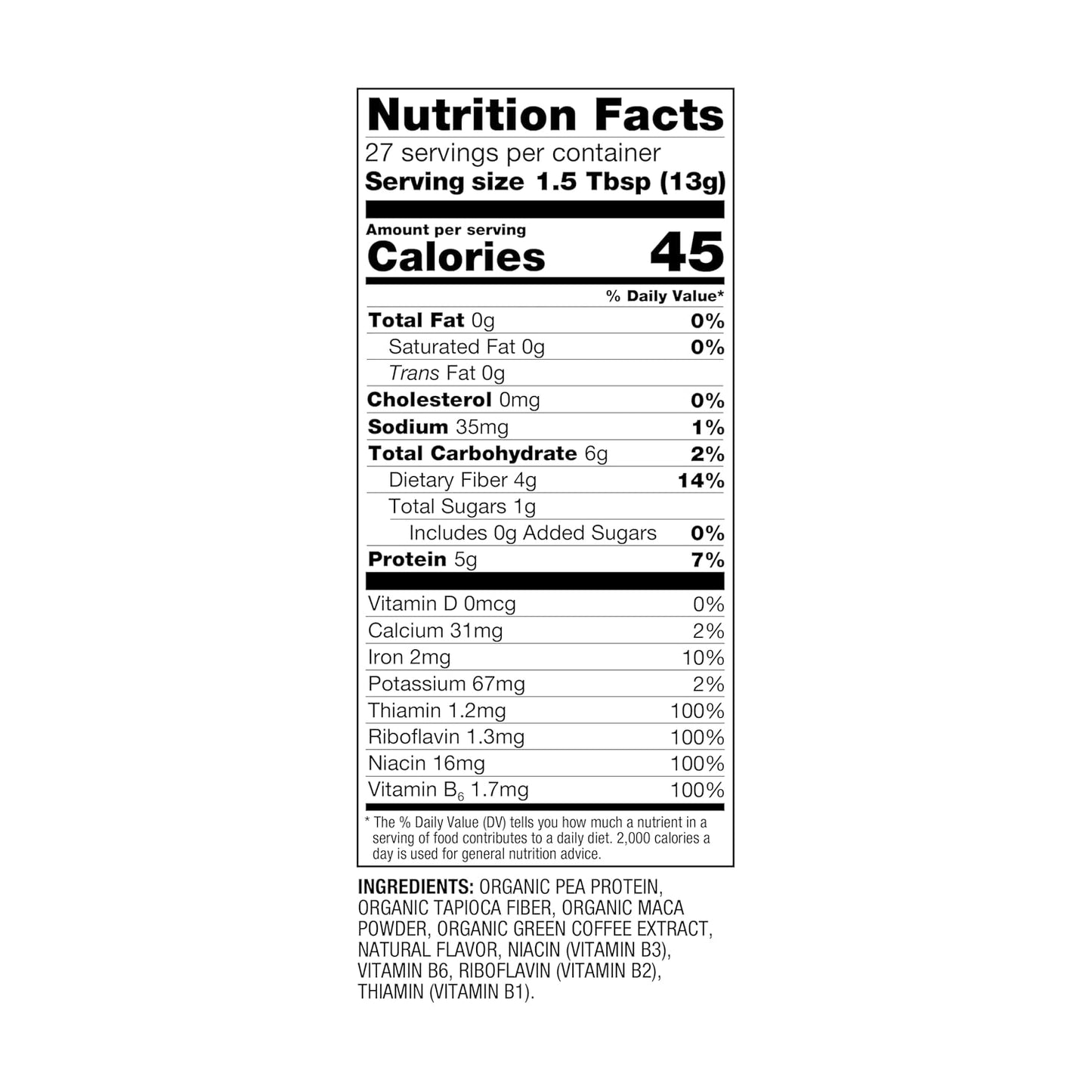 BetterBody Foods Organic Energy Blend