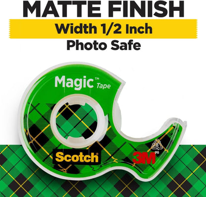 Scotch Magic Tape, Invisible, Home Office Supplies