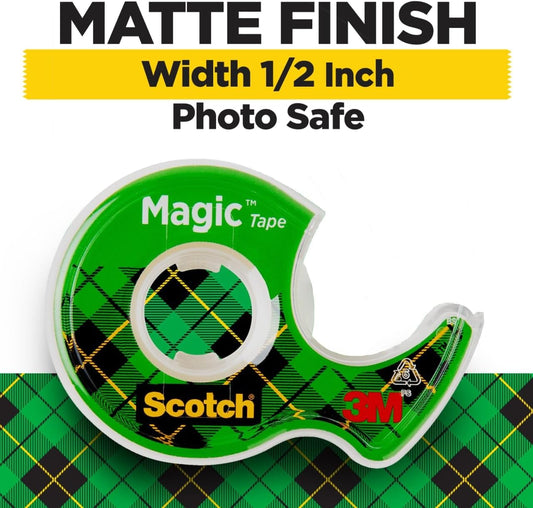 Scotch Magic Tape, Invisible, Home Office Supplies