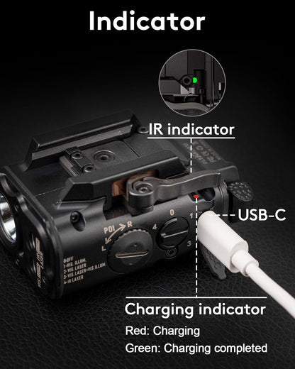 RovyVon GL5 1000 Lumens USB-C Rechargeable Tactical Weaponlight –