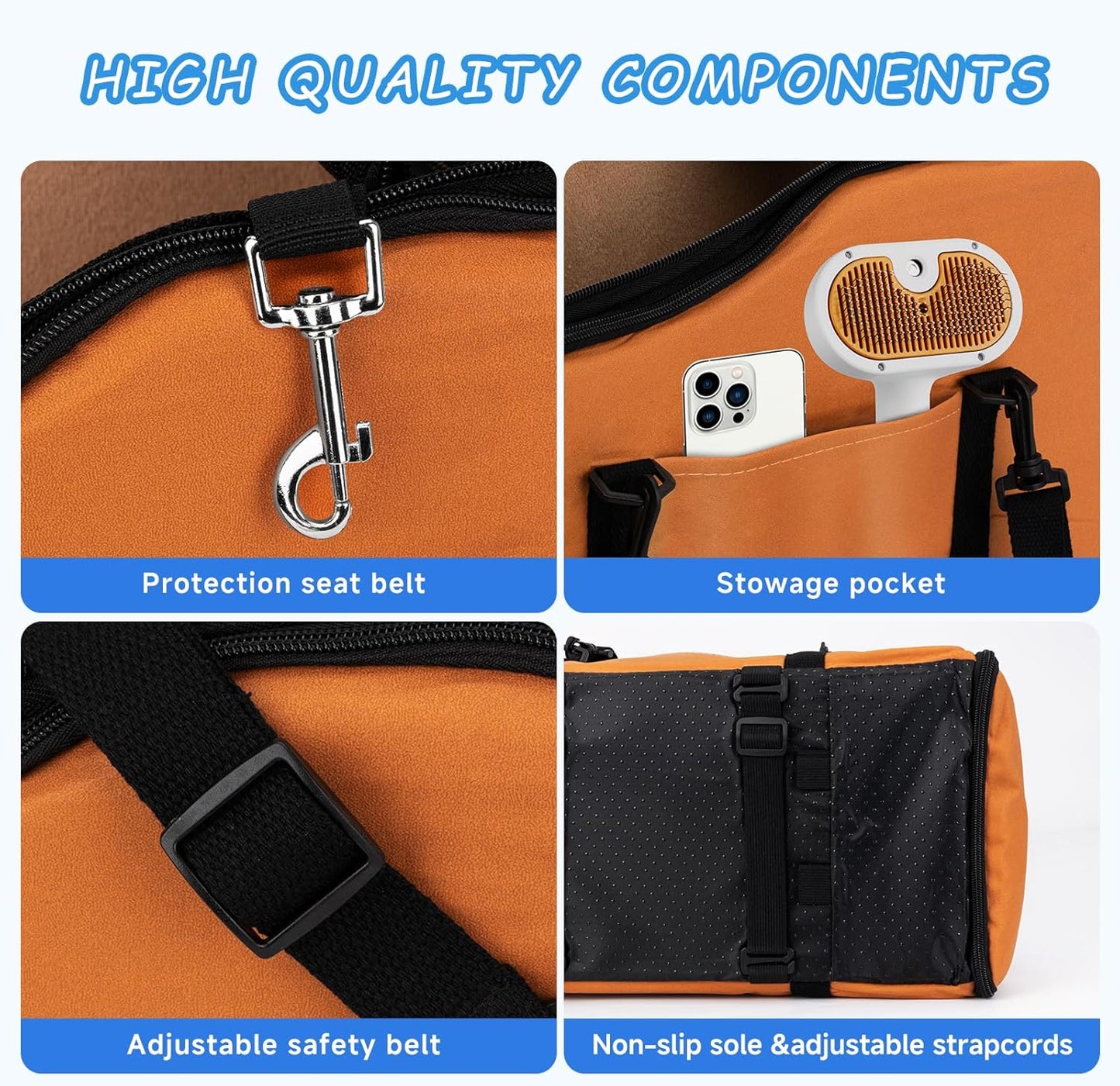 Center Console Dog Car Seat – Portable Booster for Small Dogs