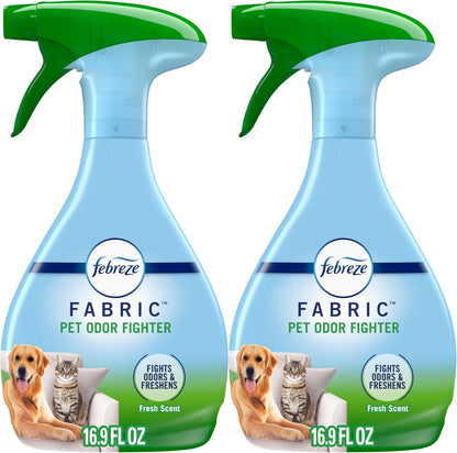 Febreze Pet Odor-Fighting Fabric Refresher – 16.9 oz, Pack of 2