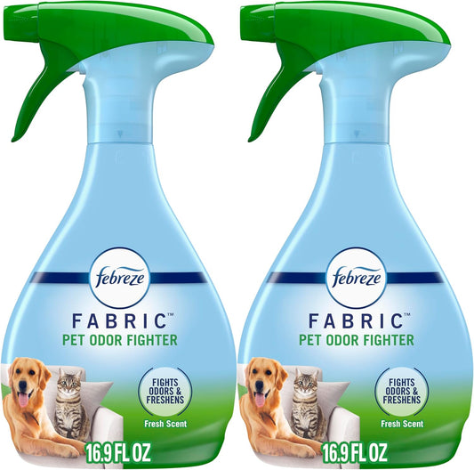 Febreze Pet Odor-Fighting Fabric Refresher – 16.9 oz, Pack of 2