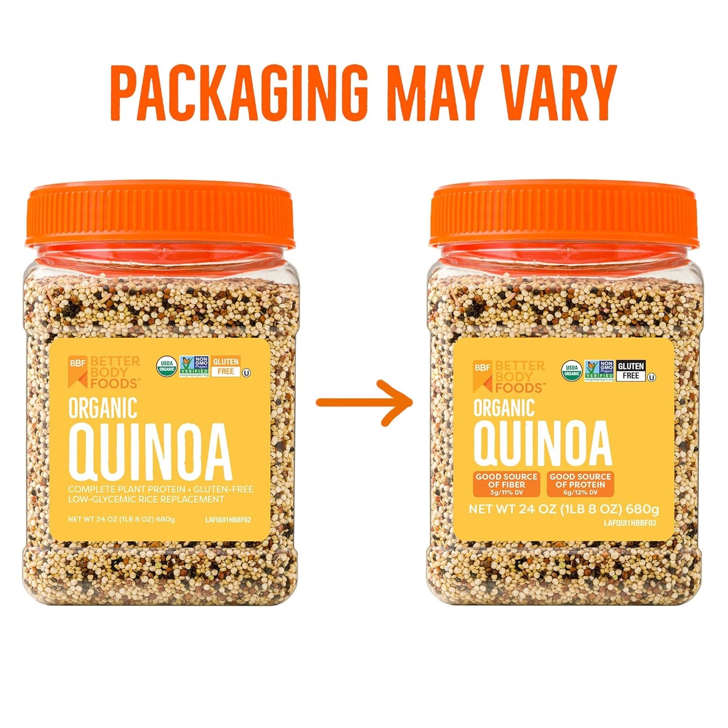 BetterBody Foods Organic Quinoa,