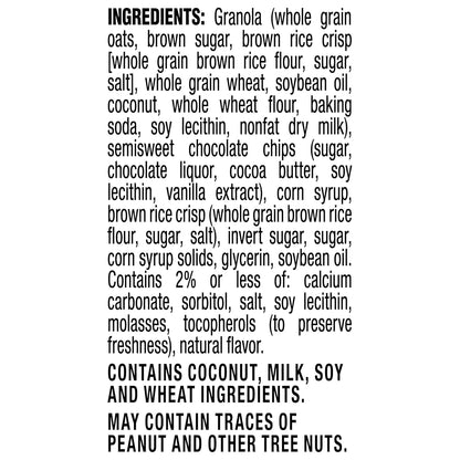 Quaker Chewy Granola Bars, Chocolate Chip, 58 Count - Packaging May Vary