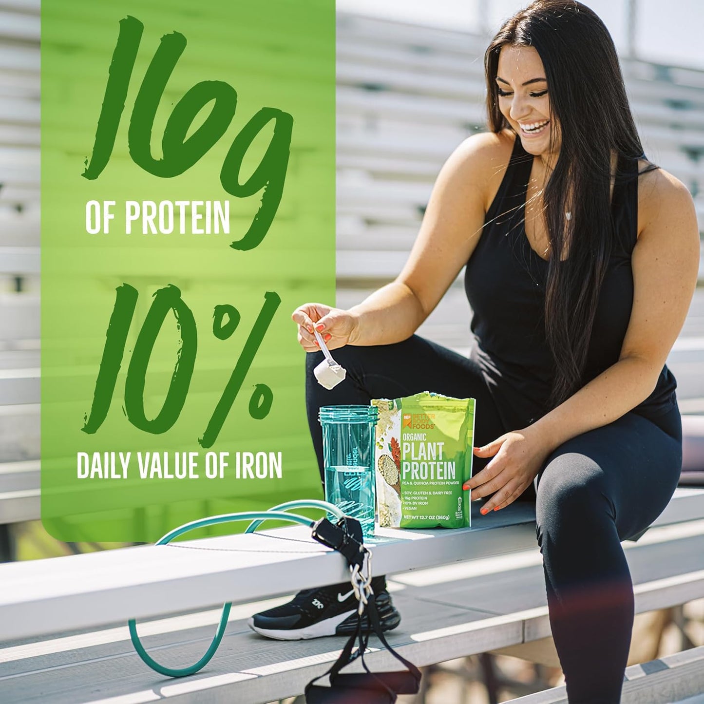BetterBody Foods Organic Plant Based Protein Powder,