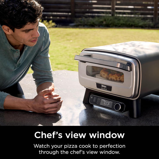 Ninja Artisan Outdoor Pizza Oven, 12-inch, 3-minute Pizza