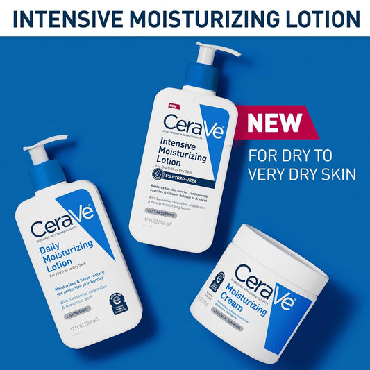 CeraVe Intensive Moisturizing Lotion, Hydro-Urea + Shea Butter