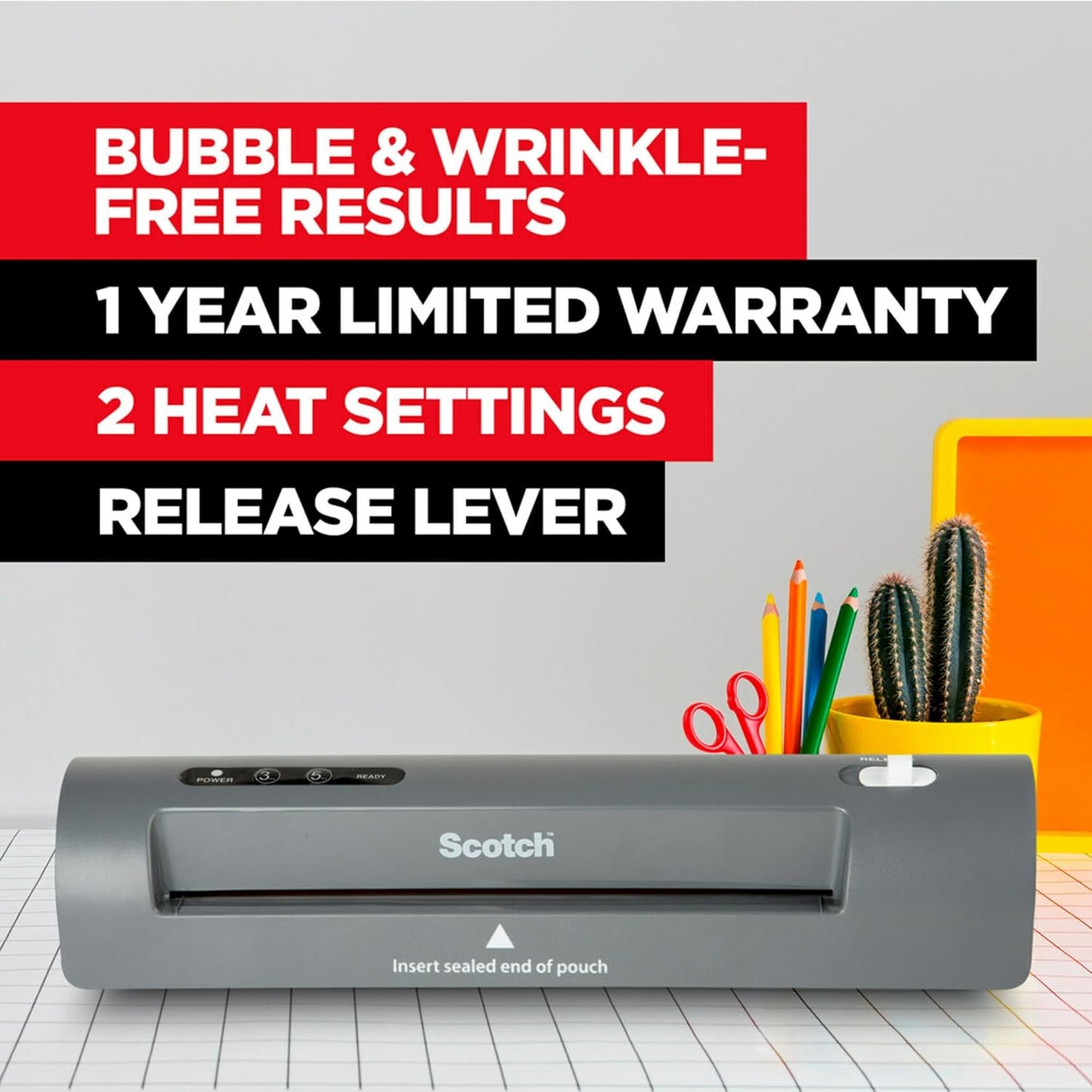 Scotch TL901X Thermal Laminator, 1 Laminating Machine