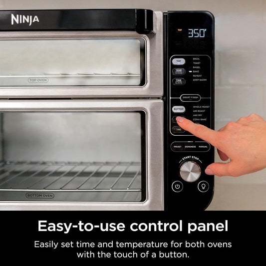 Ninja DCT451 12-in-1 Smart Double Oven with FlexDoor,