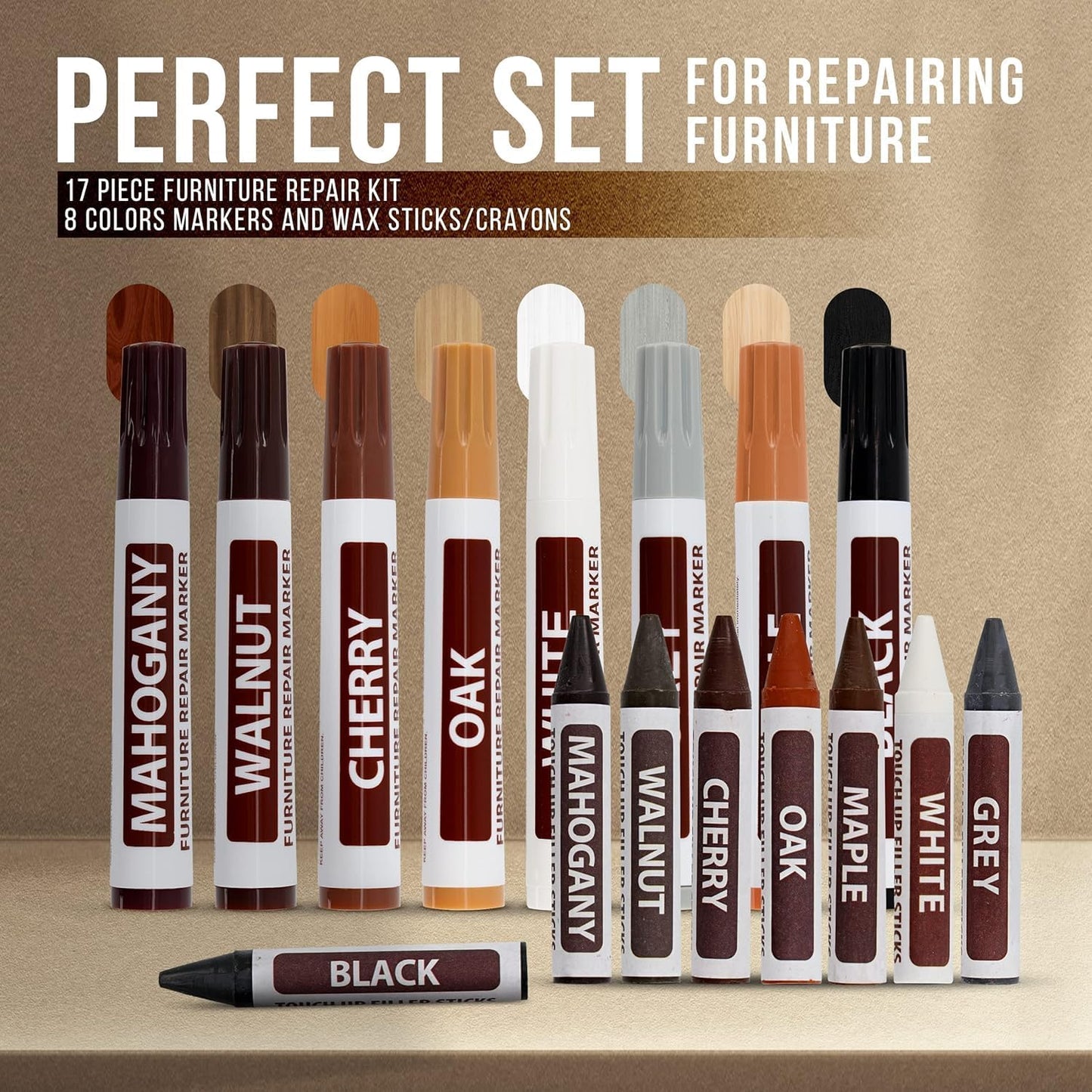 Ram-Pro Furniture Markers Touch Up Repair System