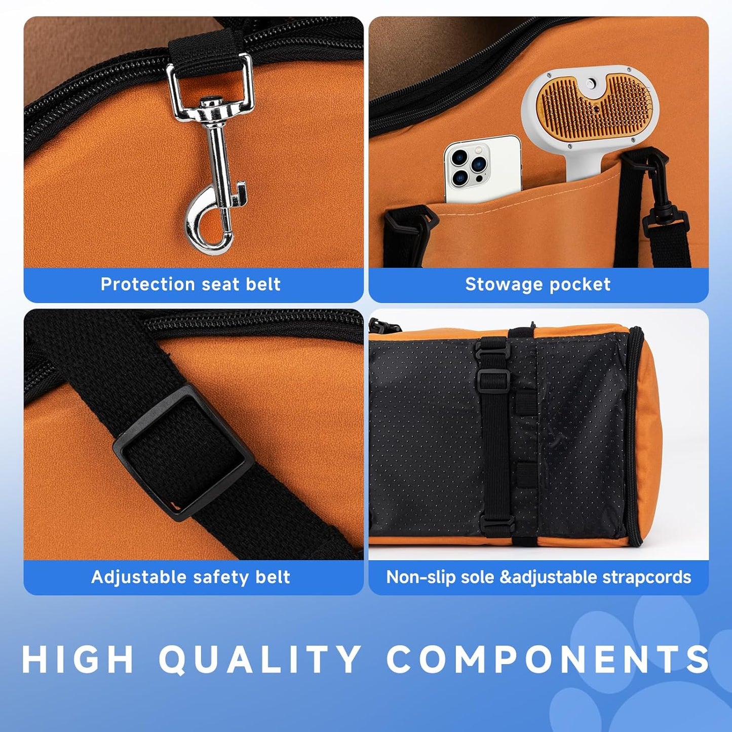 Center Console Dog Car Seat – Portable Booster for Small Dogs