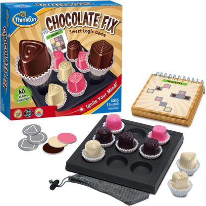 ThinkFun Chocolate Fix Board Game (Colors and Parts May Vary)
