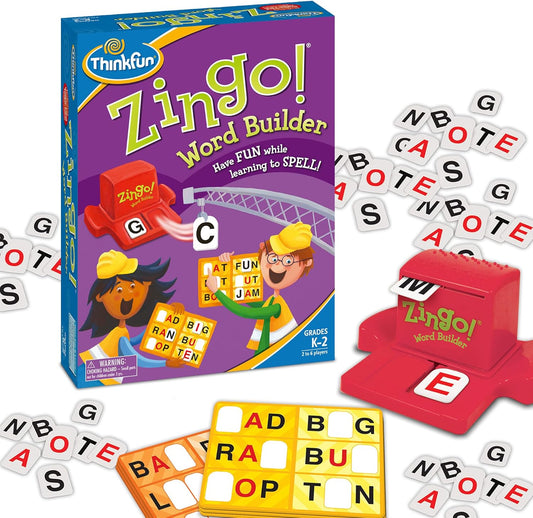 ThinkFun 7706-T Zingo Word Builder Early Reading Game