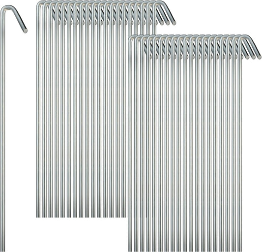 40 Pack Tent Stakes for Outdoor Camping Heavy Duty Metal,