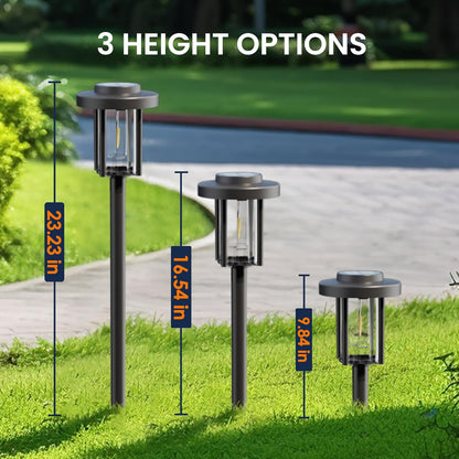 GIGALUMI Solar Outdoor Lights Waterproof,