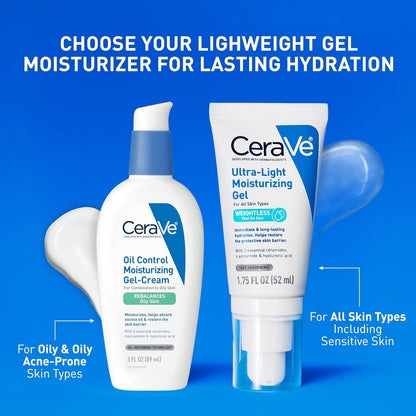 CeraVe Ultra-Light Moisturizing Gel, Hydrating Gel
