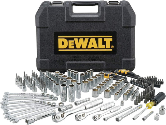 DEWALT 200-Piece Socket Set, Metric/SAE Mechanic Tool Set