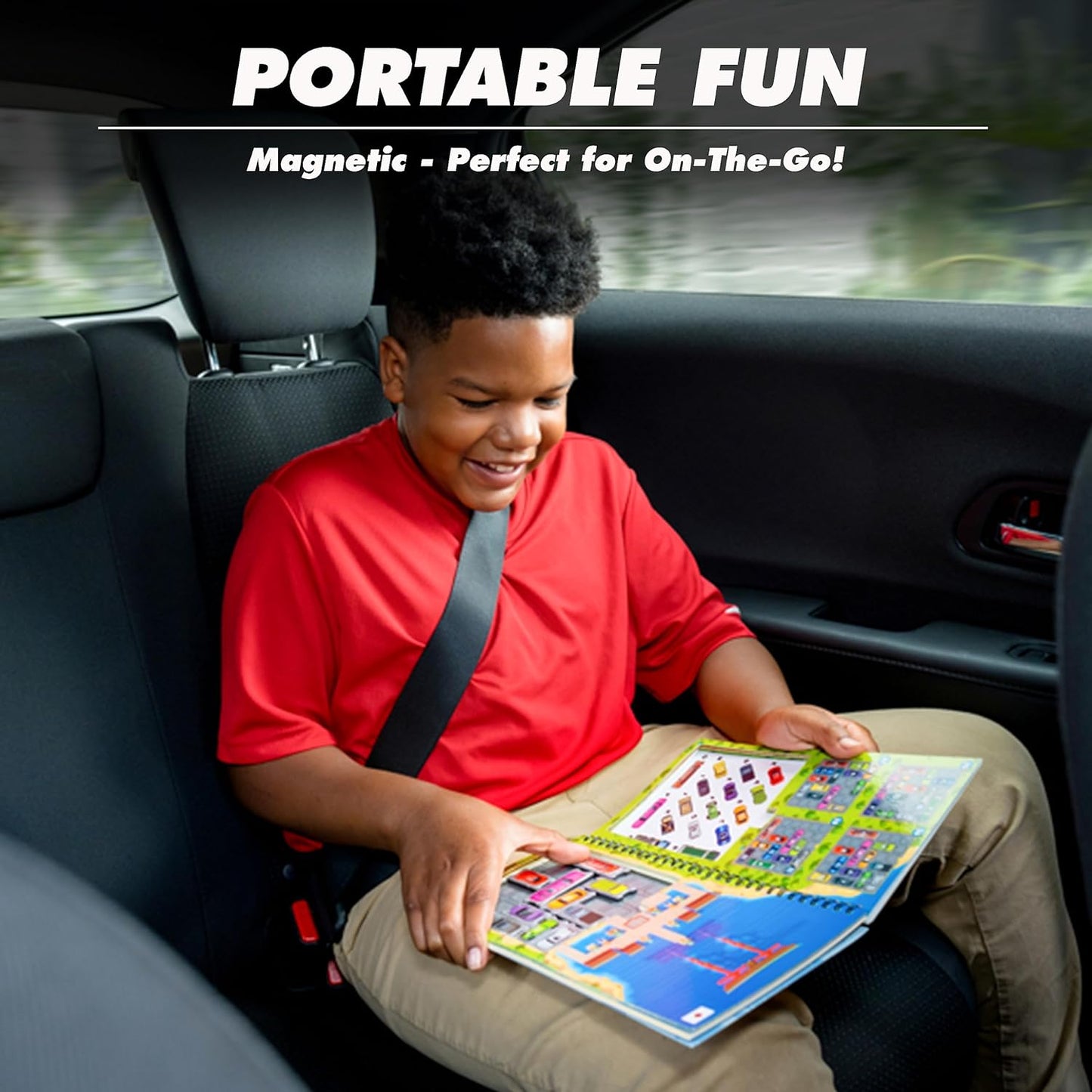 ThinkFun Rush Hour World Tour Magnetic Travel Puzzle