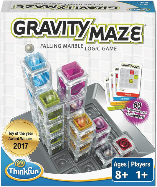 ThinkFun Gravity Maze - Falling Marble Logic Game