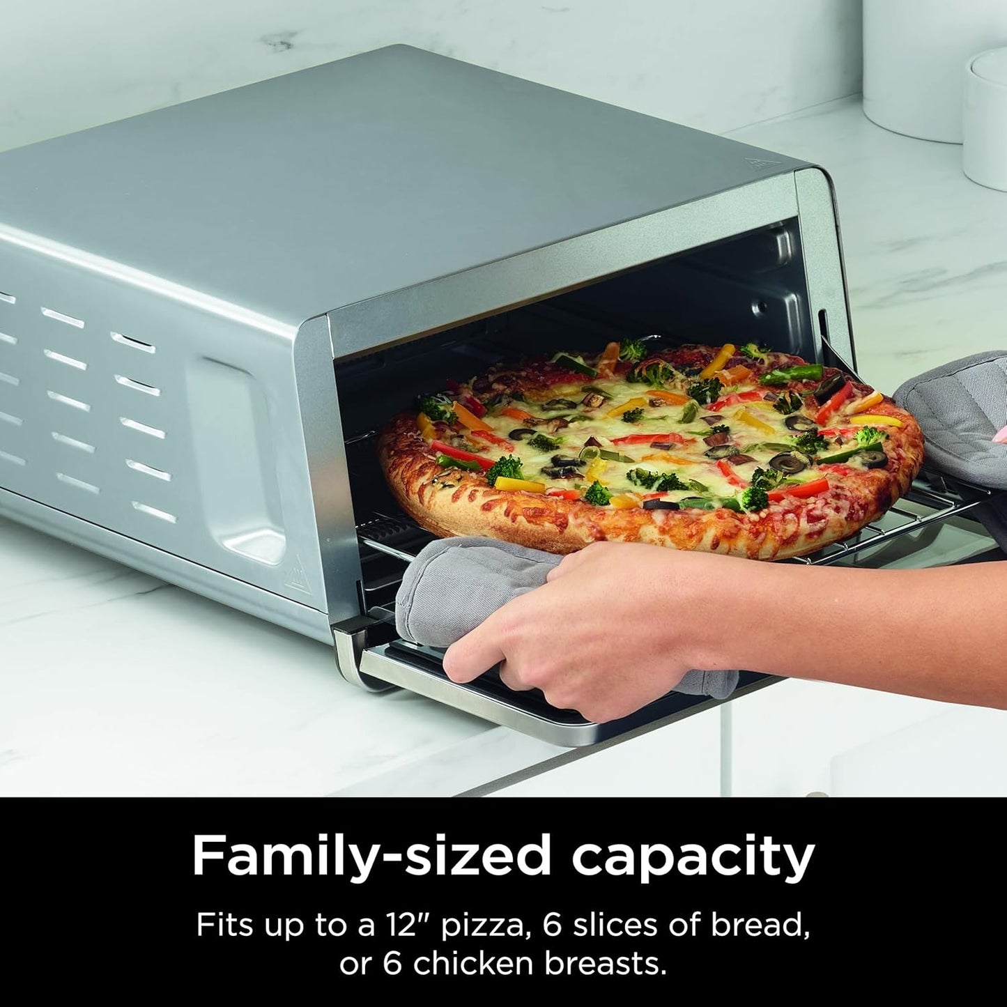 Ninja Flip Toaster Oven&Air Fryer, 8-in-1 Functionality