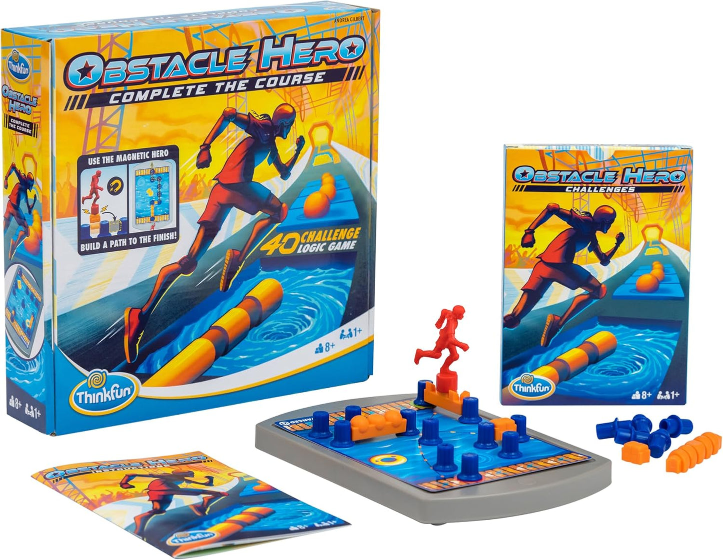 ThinkFun Obstacle Hero – Magnetic Logic Game