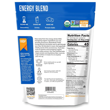 BetterBody Foods Organic Energy Blend