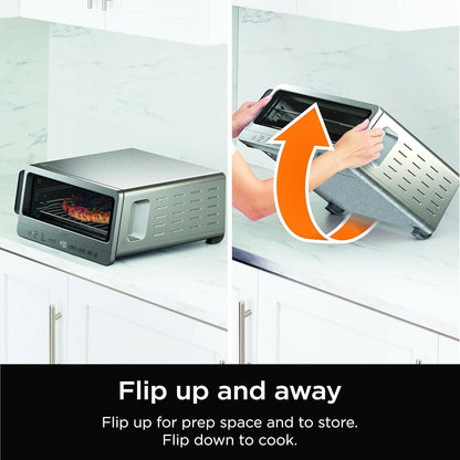 Ninja Flip Toaster Oven&Air Fryer, 8-in-1 Functionality