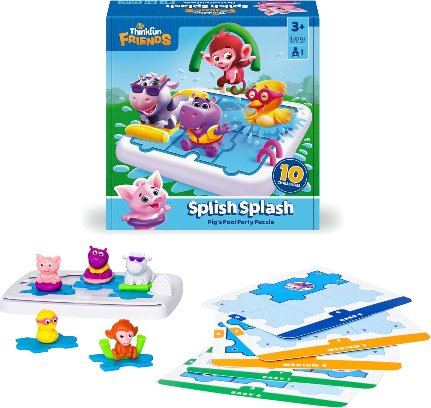 ThinkFun Friends Splish Splash: Preschool Logic and Problem-Solving Game