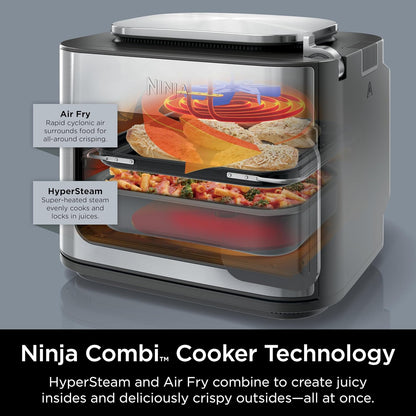 Ninja Combi All-in-One Multicooker, Oven, & Air Fryer, Complete Meals in 15 Mins