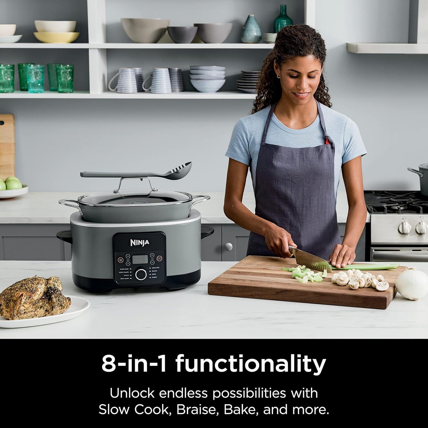 Ninja MC1001 Foodi PossibleCooker PRO 8.5 Quart Multi-Cooker,