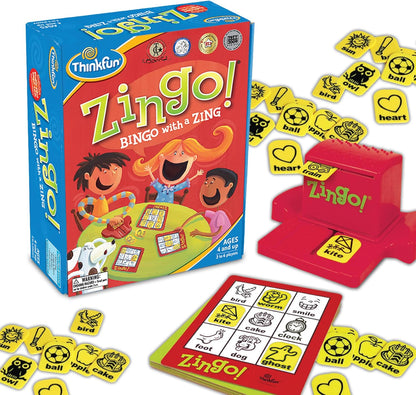 ThinkFun Zingo Bingo Award Winning Preschool Game for Pre-Readers and Early Readers Age 4 and Up