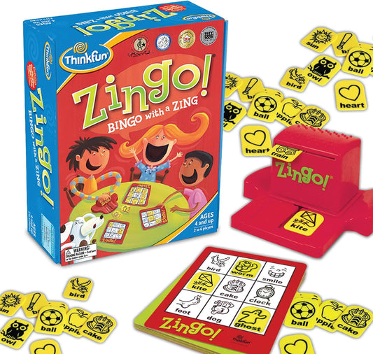 ThinkFun Zingo Bingo Award Winning Preschool Game for Pre-Readers and Early Readers Age 4 and Up