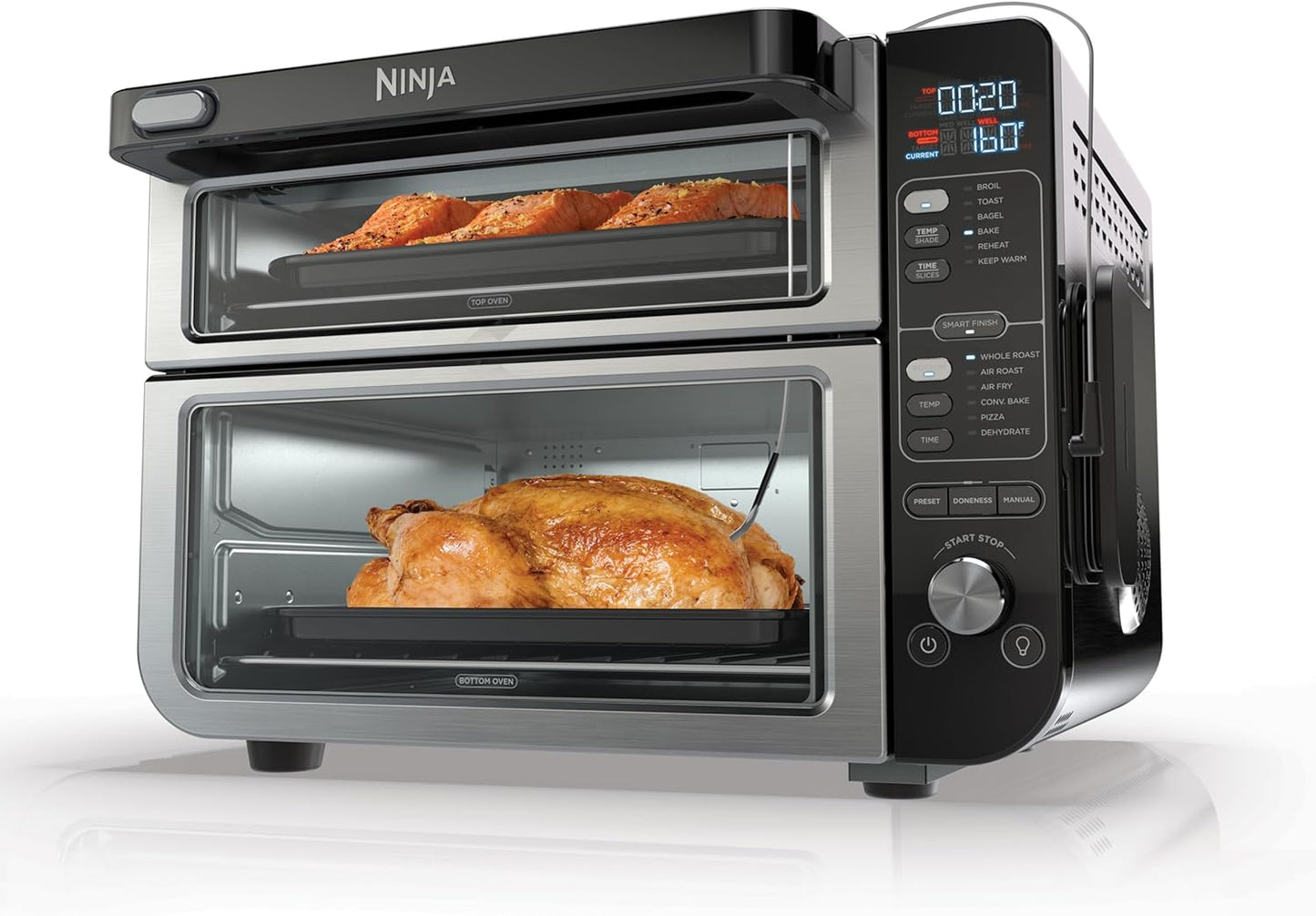 Ninja DCT451 12-in-1 Smart Double Oven with FlexDoor,