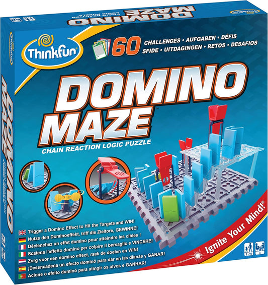 Think Fun 44001012 ThinkFun Domino Maze STEM Toy and Logic Game