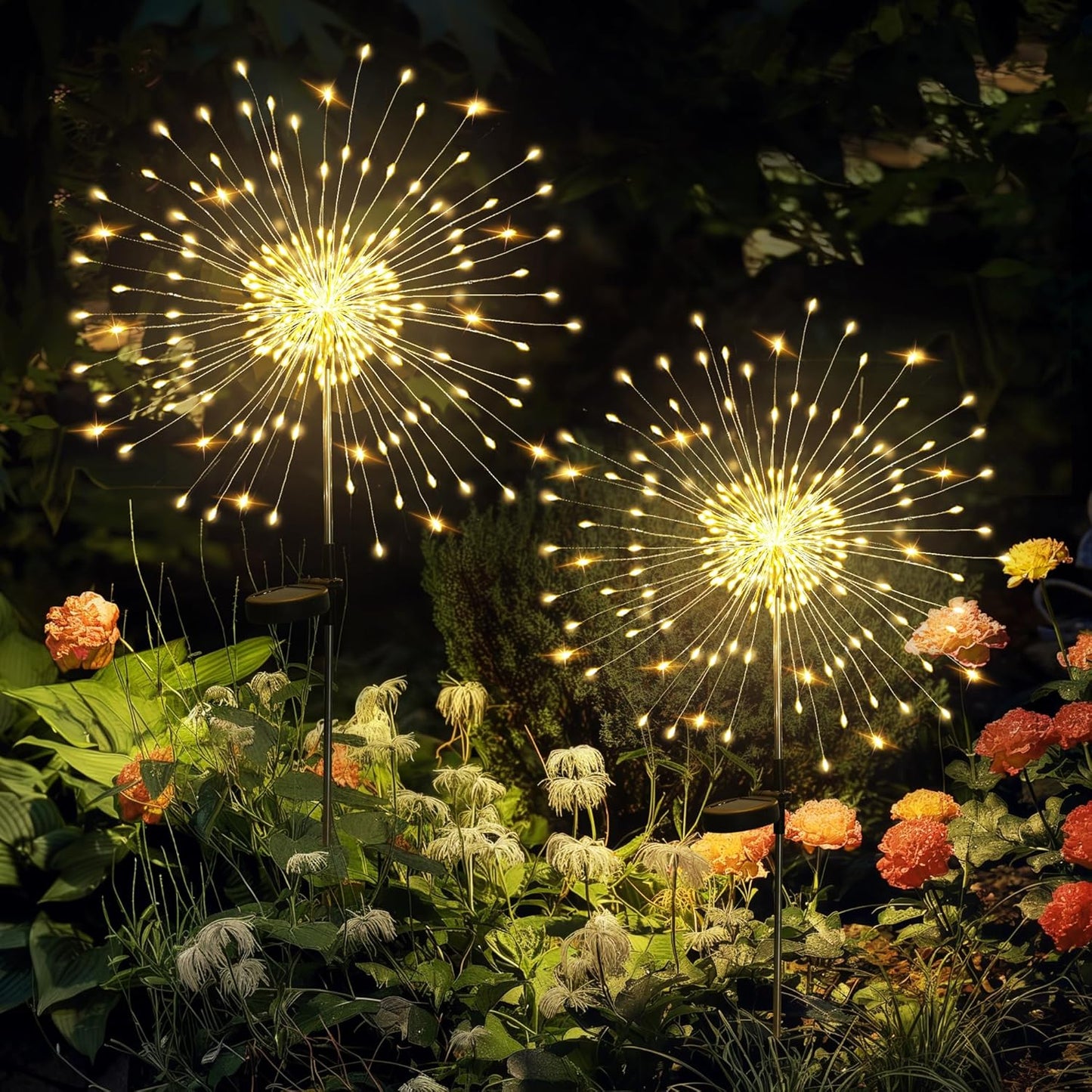 GIGALUMI Garden Outdoor Decor Lights 120LED 2Pack,