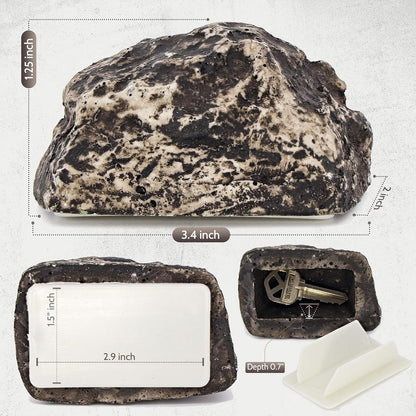 Ram-Pro 2Pc Hide-a-Spare-Key Fake Rock -
