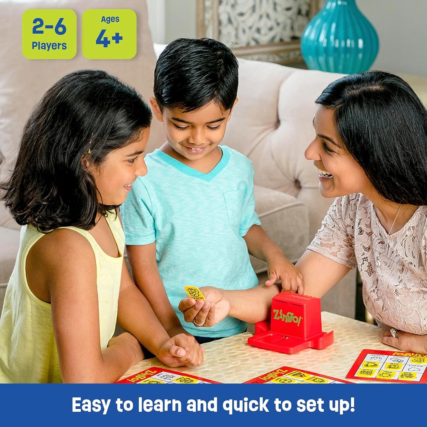 ThinkFun 7706-T Zingo Word Builder Early Reading Game